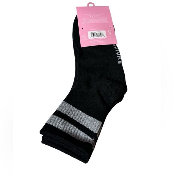 NWT Juicy Couture Shortie Crew Socks - 5 Pack - Picture 2 of 4